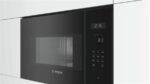 Microondas integrable - BOSCH Serie 6 BFL524MB0, 800 W, 5 potencia, 20 l, Black - Imagen 2
