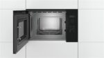 Microondas integrable - BOSCH Serie 6 BFL524MB0, 800 W, 5 potencia, 20 l, Black - Imagen 4