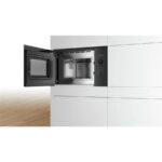 Microondas integrable - BOSCH Serie 6 BFL524MB0, 800 W, 5 potencia, 20 l, Black - Imagen 5