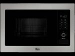Microondas integrable - Teka 40581125 MWE 255 FI Capacidad 25L, Potencia 900W, Cristal Negro