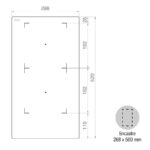Placa de inducción - PANDO ONE IND-30, 2 zonas, 288 mm, Cristal Negro - Imagen 4