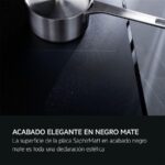 Placa inducción - AEG TI63IQ10IZ, 3 zonas, Zona grande 28 cm, SaphirMatt, 58 cm, Negro Mate - Imagen 9