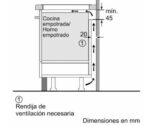 Placa inducción - Bosch PXJ631HC2E, 2 Zonas Flex, Zona grande 38 cm x 21 cm, Home Connect, Perfect Fry Plus, 59.8 cm, Negro - Imagen 8