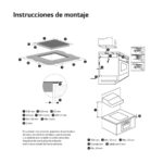 Placa inducción - LG CBIZ2432B, 3 Zonas, 1 Zona Flex, Ancho 59 cm, Cristal Negro - Imagen 2