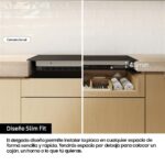 Placa inducción - Samsung NZ63C4036GK/U1, 3 zonas, zona de 32 cm de diámetro, 59 cm, WiFi con SmartThings, Negro - Imagen 5