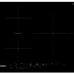 Placa inducción - Whirlpool WB B3760 BF, 3 zonas, Zona grande 30 cm, Connexion Zone, 59 cm, Negro