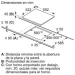 Placa vitrocerámica - Balay 3EB765LQ, 3 zonas, Zona Gigante Flexible 28 cm, Función Sprint, Negro - Imagen 3