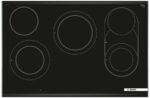 Placa vitrocerámica - Bosch PKM875DP1D, Vitrocerámica, Eléctrica, 5 zonas, 23 cm, Negro - Imagen 2
