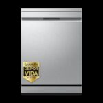 LG DF375HVS (Reacondicionado, excelente) - Lavavajillas de libre instalación, 14 servicios, 60 cm, Inox antihuellas