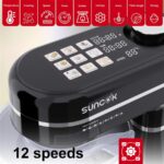 Robot amasador - SUNCOK B03P, 1500 W, 5,5 l, Negro - Imagen 2