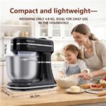 Robot amasador - SUNCOK B03P, 1500 W, 5,5 l, Negro - Imagen 8