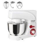 Robot amasador - TAURUS Mixing Chef, 1200 W, 5.50 l, Blanco