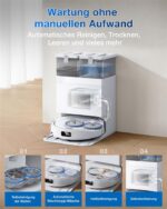Ecovacs T30e Omni Set Blanco - Robot aspirador y fregasuelos, 25 kPa, 180 min - Imagen 4