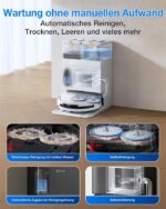 Ecovacs T50 Pro Omni Gen3 Blanco - Robot aspirador y fregasuelos, 25 kPa, 180 min - Imagen 5