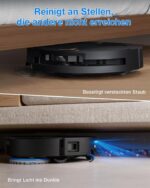 Ecovacs T50 Pro Omni Gen3 Set Negro - Robot aspirador y fregasuelos, 25 kPa, 180 min - Imagen 4