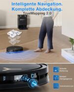 Ecovacs T50 Pro Omni Gen3 Set Negro - Robot aspirador y fregasuelos, 25 kPa, 180 min - Imagen 8