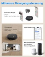 Ecovacs T50 Pro Omni Gen3 Set Negro - Robot aspirador y fregasuelos, 25 kPa, 180 min - Imagen 9