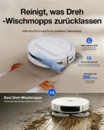 Ecovacs T90 Max Omni - Robot aspirador y fregasuelos, 30 kPa, 280 min, Blanco - Imagen 2