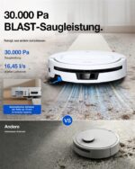 Ecovacs T90 Max Omni Set - Robot aspirador y fregasuelos, 30 kPa, 280 min, Blanco - Imagen 4