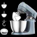Robot de cocina - Amasador de repostería Kenwood Go KZM35.000GY, 800 W, 4 l, 6 velocidades + Función Pulse, Azul Tormenta