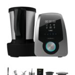 Robot de cocina - CECOTEC 4183 MAMBO SILVER, 1700 W, 3,3 l, Negro