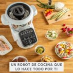 Robot de cocina - MOULINEX HF80DB COMPANION XL 12 PROGRAMAS, 1550 W, 4,5 l, Blanco, Gris - Imagen 2