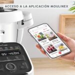 Robot de cocina - MOULINEX HF80DB COMPANION XL 12 PROGRAMAS, 1550 W, 4,5 l, Blanco, Gris - Imagen 5