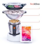 Robot de cocina - TAURUS MYCOOK NEXT, 2000 W, 2,5 l, Blanco - Imagen 3