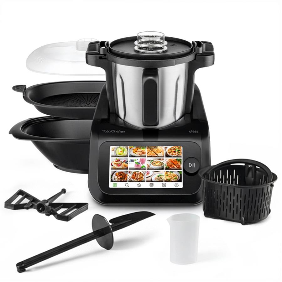 robot-de-cocina-ufesa-rk6-1200-w-3-5-l-blanco-y-negro-175129880-1 Robot de cocina - UFESA RK6, 1200 W, 3,5 l, Blanco y Negro - Imagen 1