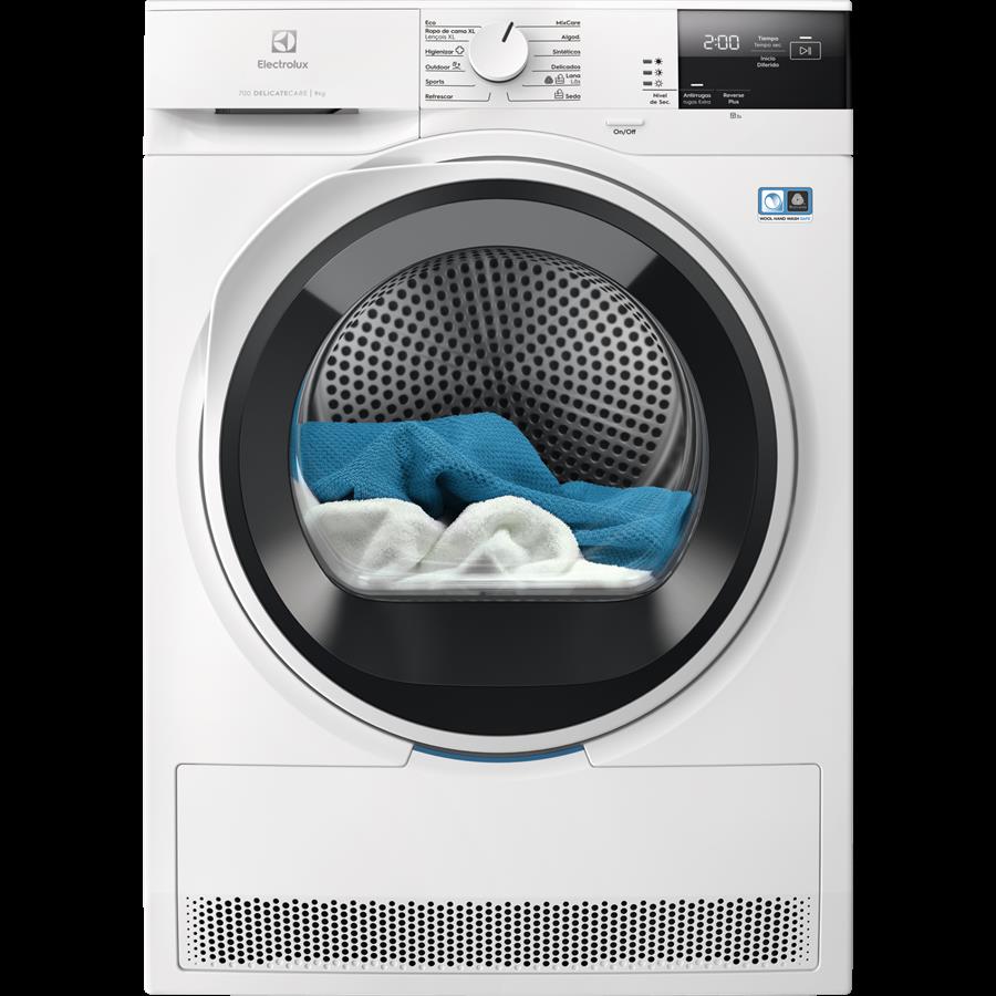 secadora-bomba-de-calor-electrolux-edi729p4bn-inicio-diferid-184409252-1 Electrolux EDI729P4BN - Secadora con bomba de calor, 9 kg, Blanco - Imagen 1