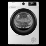 Hisense DHQE900UWDC - Secadora con bomba de calor, 9 kg, Blanco