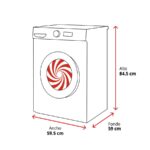 Hisense DHQE900UWDC - Secadora con bomba de calor, 9 kg, Blanco - Imagen 2