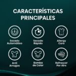 Hisense DHQE900UWDC - Secadora con bomba de calor, 9 kg, Blanco - Imagen 4