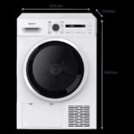 Infiniton SD-BC8EWN - Secadora con bomba de calor, 8 kg, Blanco - Imagen 3