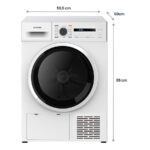 Infiniton SD-BC8EWN - Secadora con bomba de calor, 8 kg, Blanco - Imagen 5