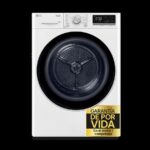 LG RH80V9AV4N - Secadora con bomba de calor, 8 kg, Blanco