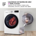 LG RH80V9AV4N - Secadora con bomba de calor, 8 kg, Blanco - Imagen 6