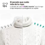 LG RH80V9AV4N - Secadora con bomba de calor, 8 kg, Blanco - Imagen 7