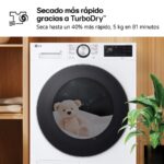 LG RHX5009TLC - Secadora con bomba de calor, 9 kg, Blanco - Imagen 11