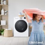 LG RHX5009TLC - Secadora con bomba de calor, 9 kg, Blanco - Imagen 17