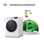 LG RHX5009TLC - Secadora con bomba de calor, 9 kg, Blanco - Imagen 8
