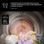 Samsung DV90DG52A0AEEC - Secadora con bomba de calor, 9 kg, Blanco - Imagen 8