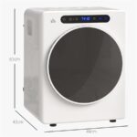 Homcom B61-010V90WT - Secadora de evacuación, 4 kg, Blanco - Imagen 3