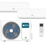 Split 2x1 - WIDE IULAN 2x1 5 ECO 3010+2100 frigorias con bomba de calor Inverter A+++, Función Inverter, white