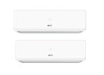 Split 2x1 - WIDE IULAN 2x1 5 ECO 3010+2100 frigorias con bomba de calor Inverter A+++, Función Inverter, white - Imagen 2