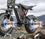 Bluvall R700 D - Bicicleta eléctrica todoterreno, 2000 W, 55 km, Negro - Imagen 2