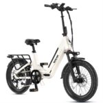 Vitilan U9 - Bicicleta eléctrica todoterreno, 500 W, 80 km, Blanco