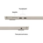Apple MacBook Air (2026) 512 GB SSD Blanco estrella - Portátil, 13.6", Apple M5, 16 GB RAM, 512 GB SSD - Imagen 6