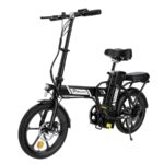 Evercross Tech EK5 - Bicicleta eléctrica de ciudad, 250 W, 70 km, Negro