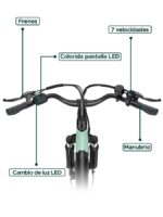 Hillmiles Milecity Gris - Bicicleta eléctrica de ciudad - Imagen 8